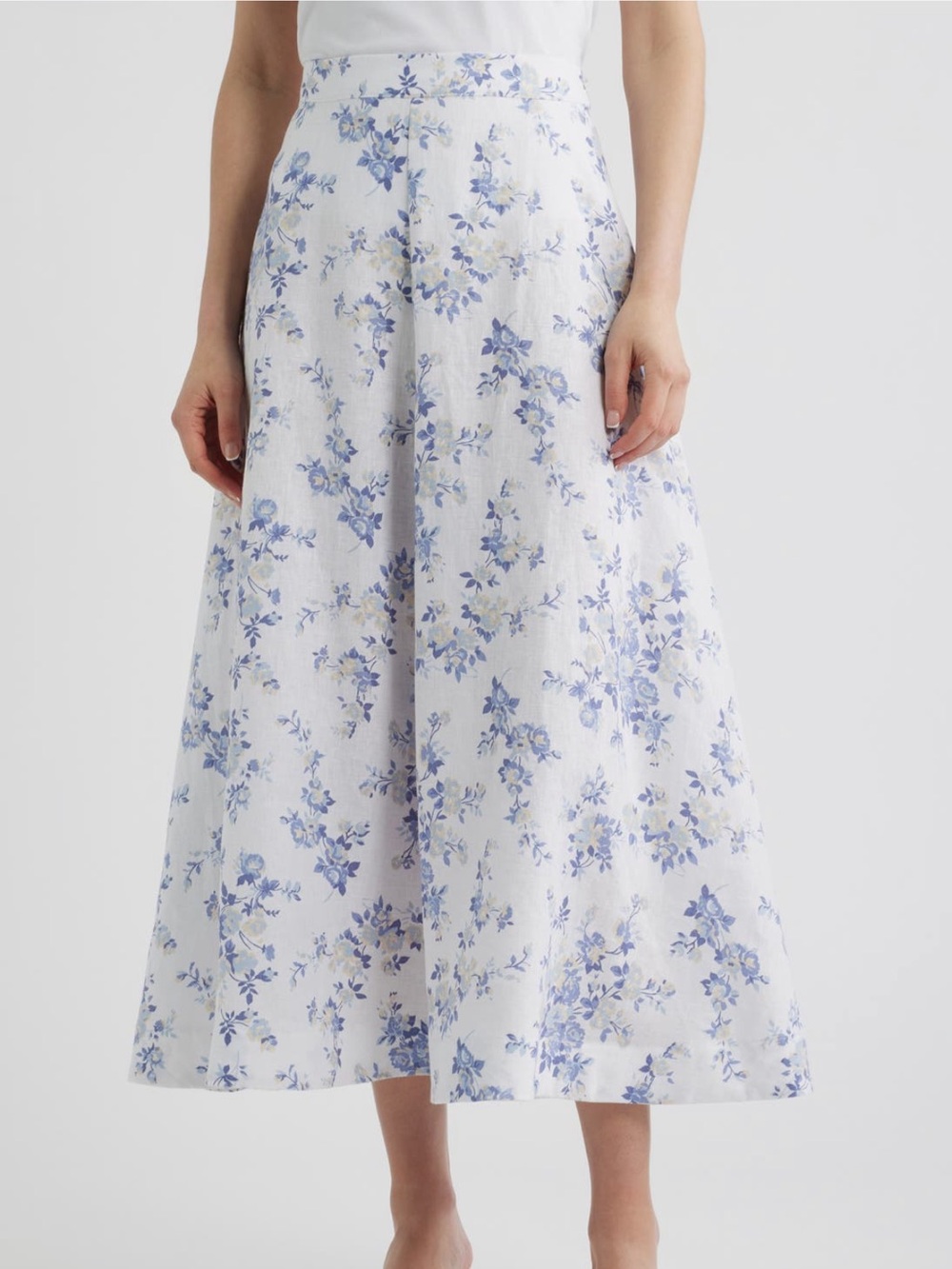 NWT Reformation Peony Floral Skirt